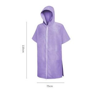 Soft Microfiber terry towel hoodie 2