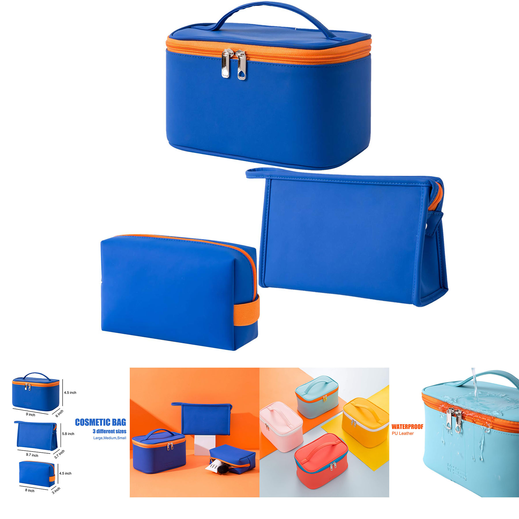 Cosmetic Bag Set of 3 2