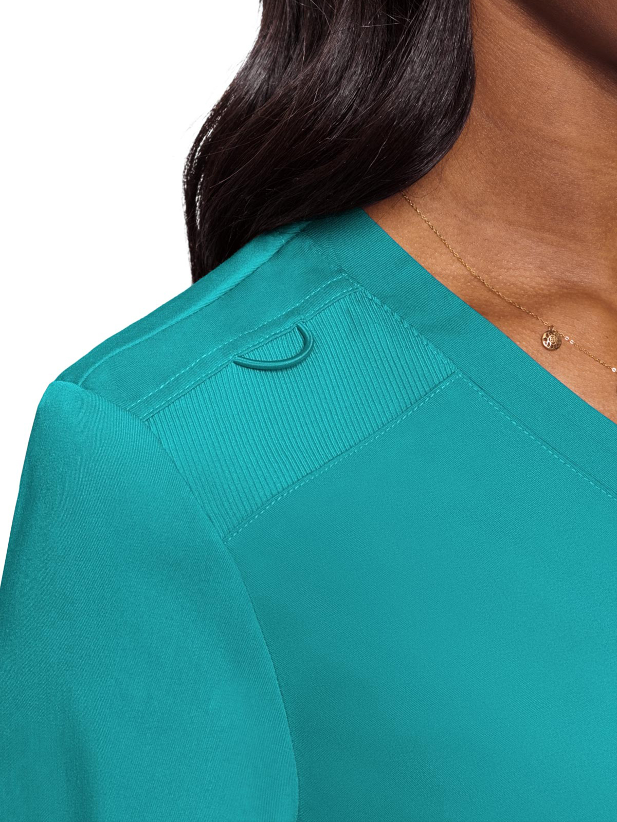 Med Couture - MC Touch - Women's 1-Pocket V-Neck Top 30