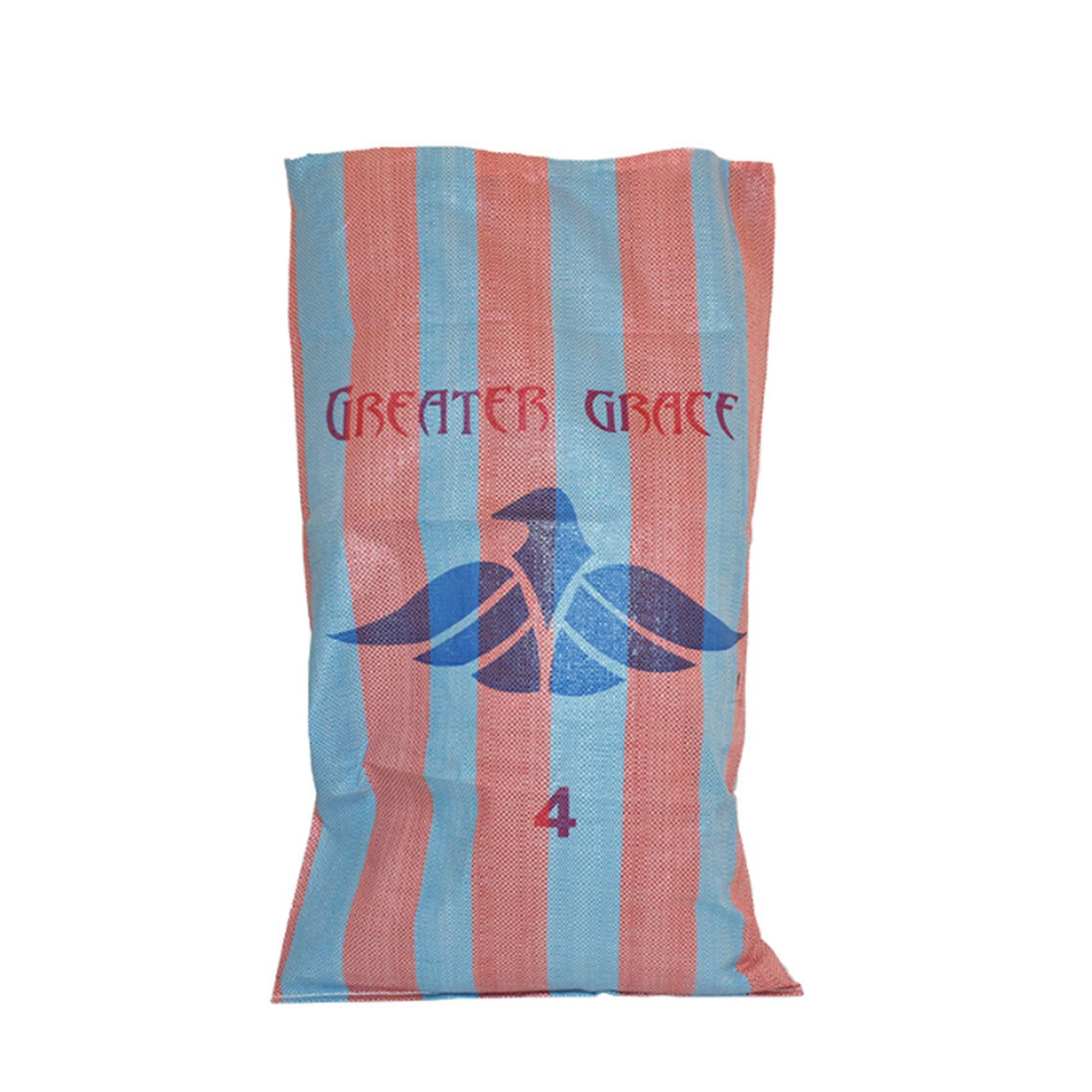 Custom Printed Striped PP Woven Laminated Tote Bag 2