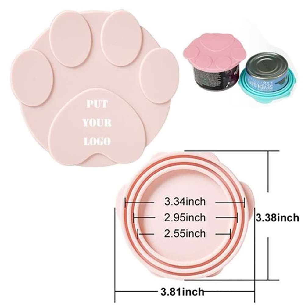 Silicone Pet Food Can Lids 2