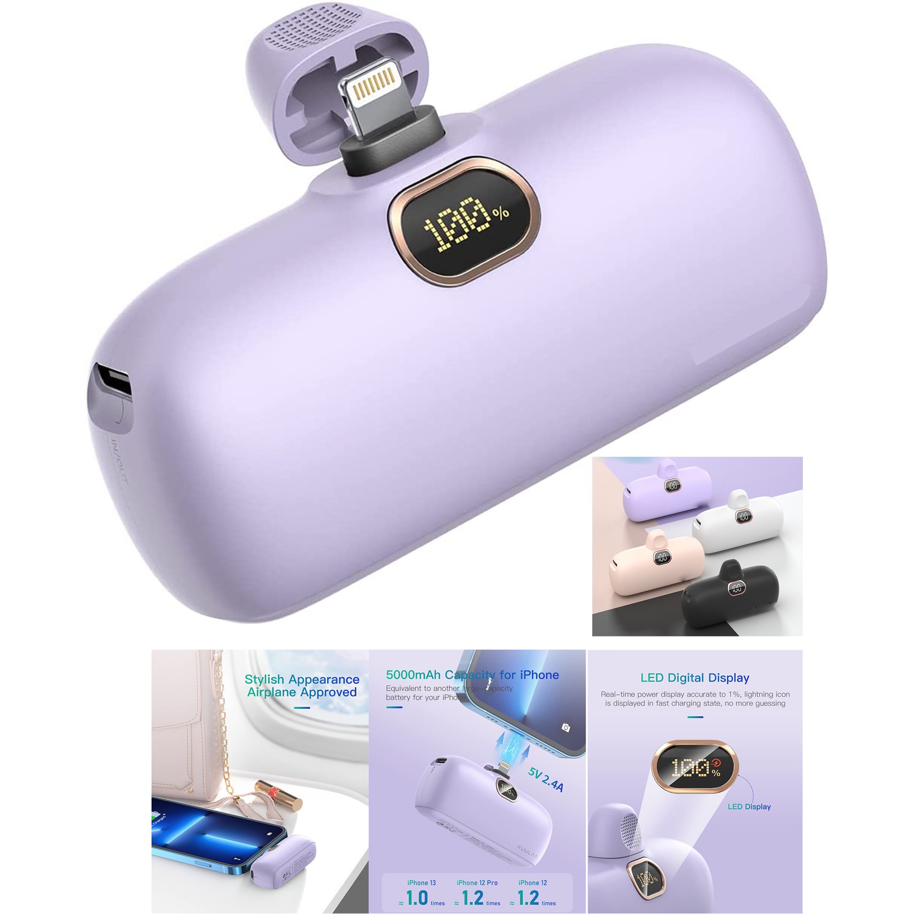 5000mah Mini Portable Charger 2