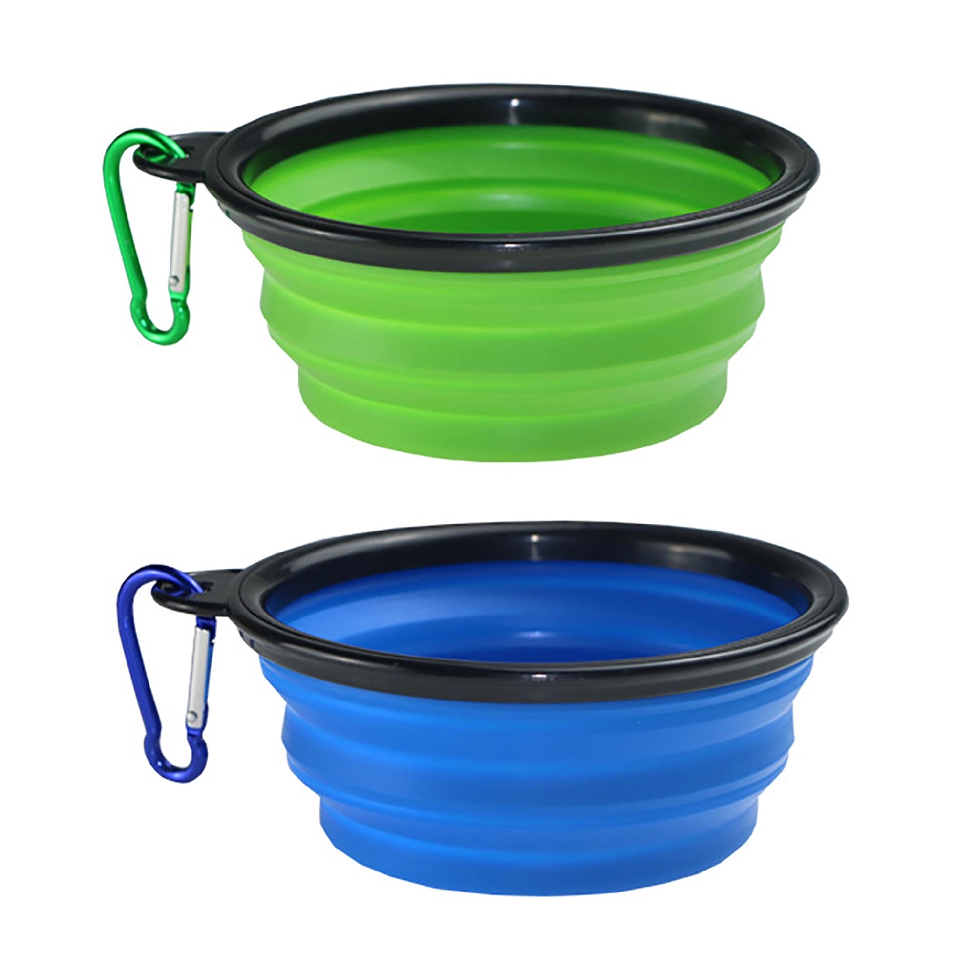 6.3' 650ml Collapsible Pet Bowl with Carabiner 3