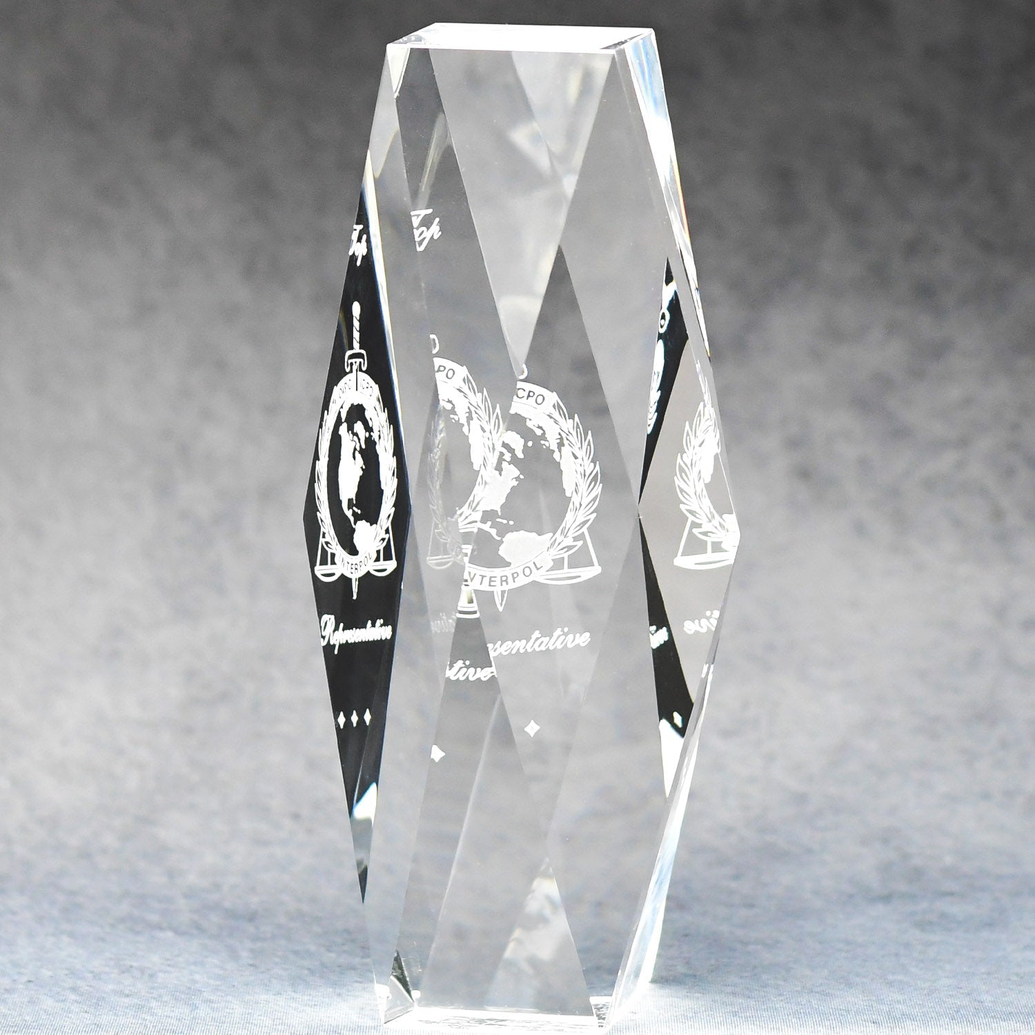 Multi-Faceted Optic Crystal Tower 5
