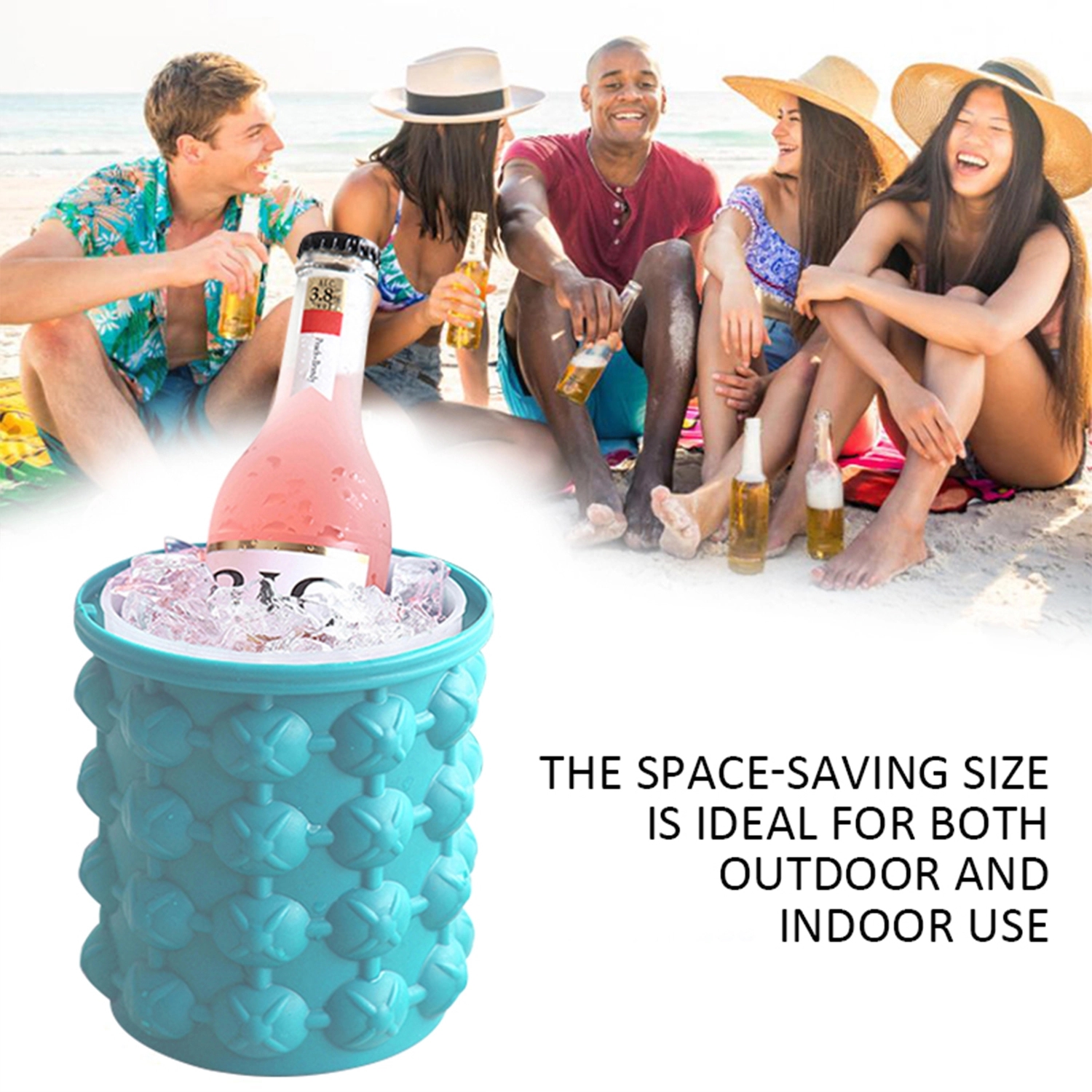 20.29 Oz Silicone Ice Bucket 3