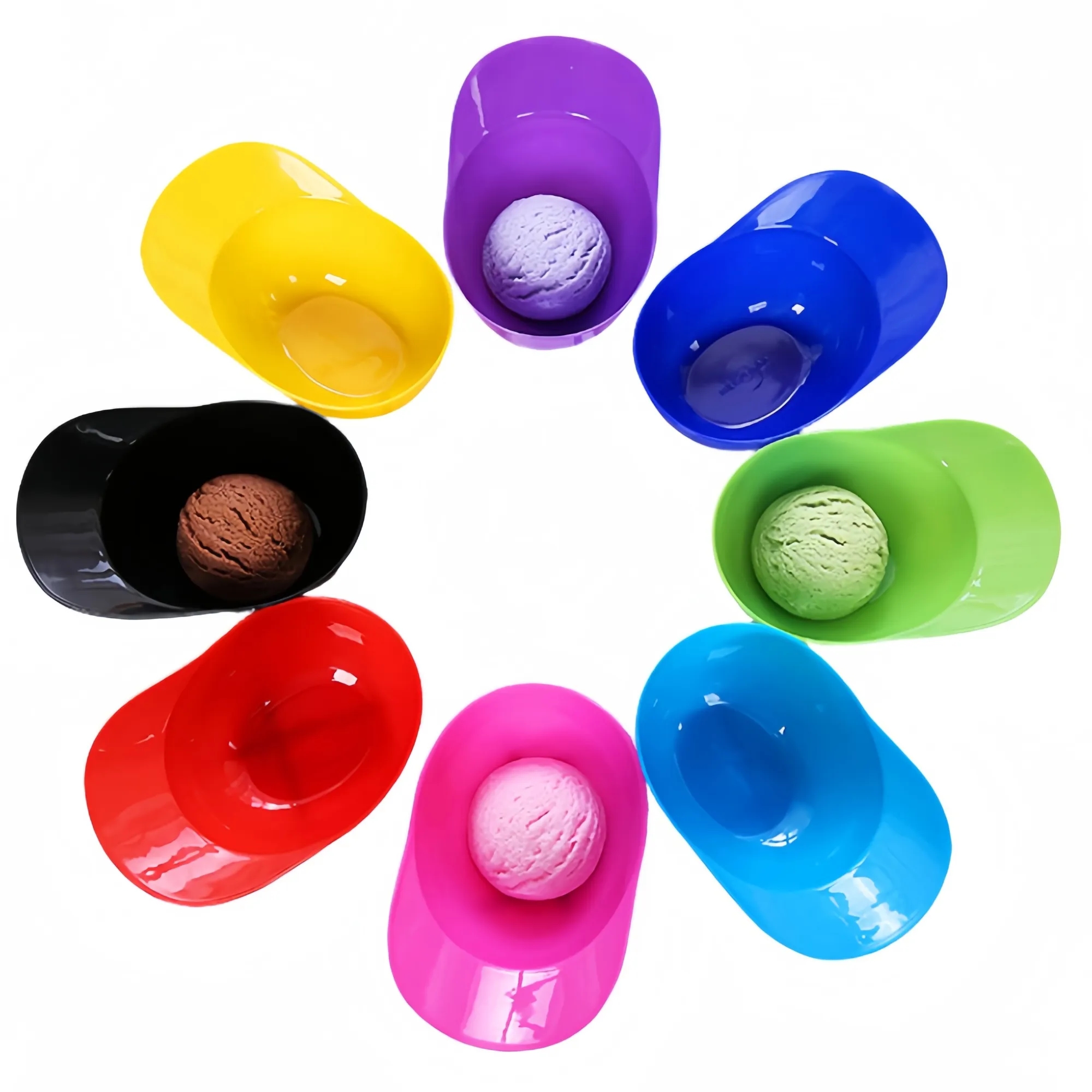 MOQ100 8oz Baseball Helmet Ice Cream Bowl 4