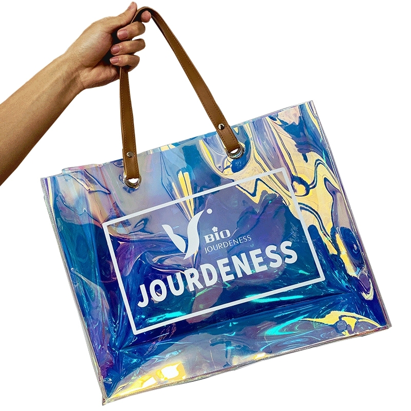 Holographic Clear Shopping Tote Bag 1