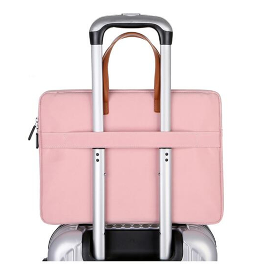 Padded Laptop Sleeve With Leather Handle 4