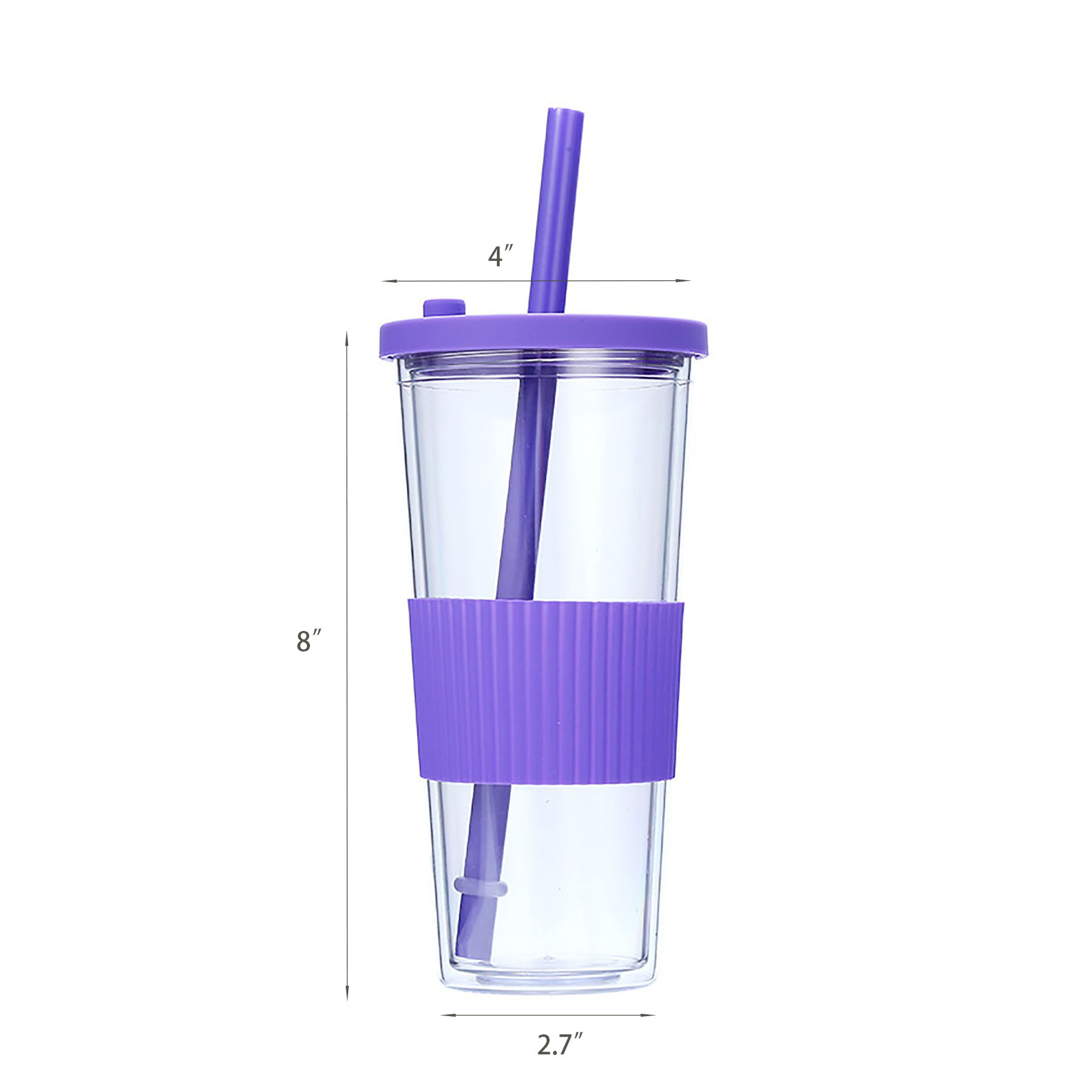 24 oz. Reusable Clear Plastic Cup 6
