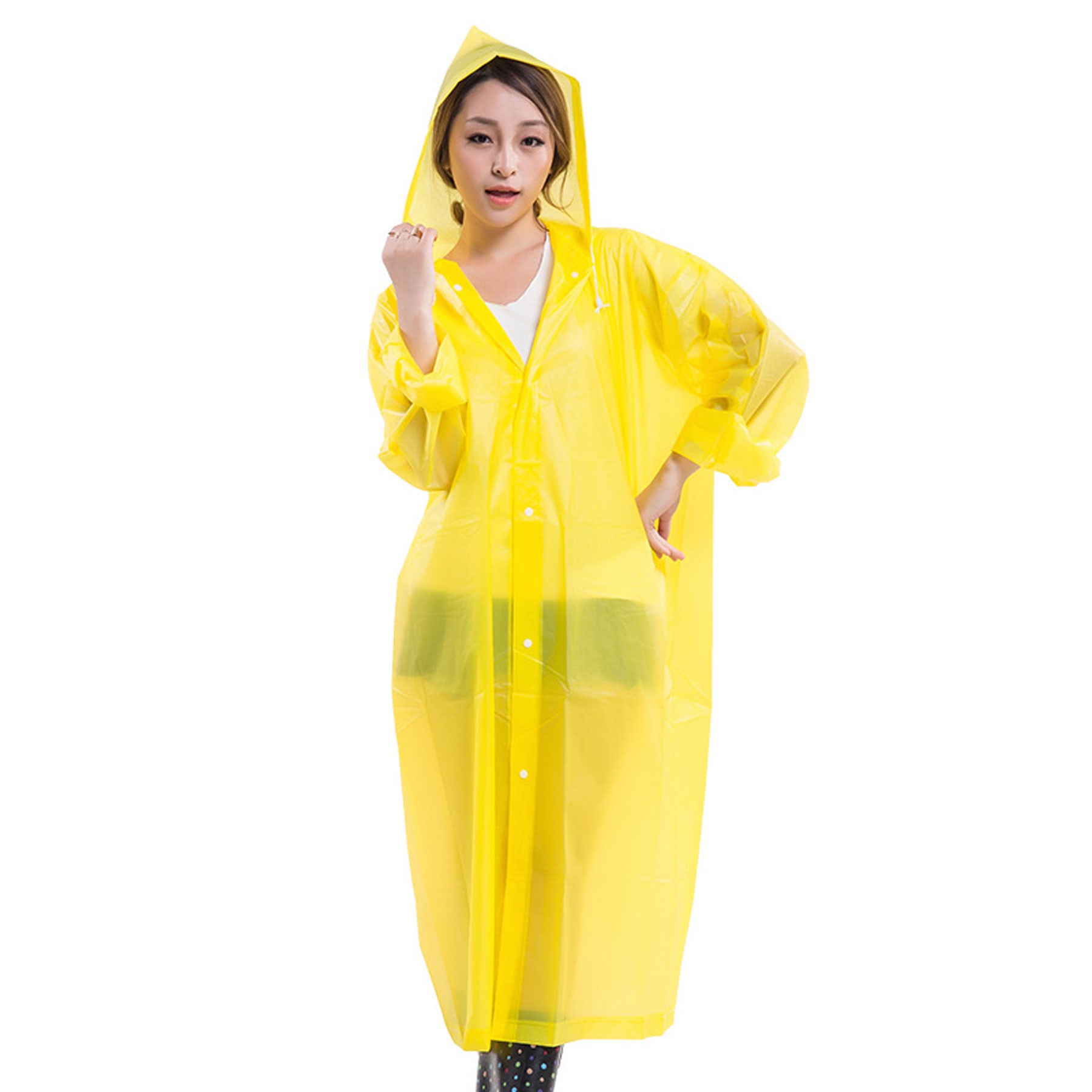 EVA Rain Ponchos Reusable Raincoat 10