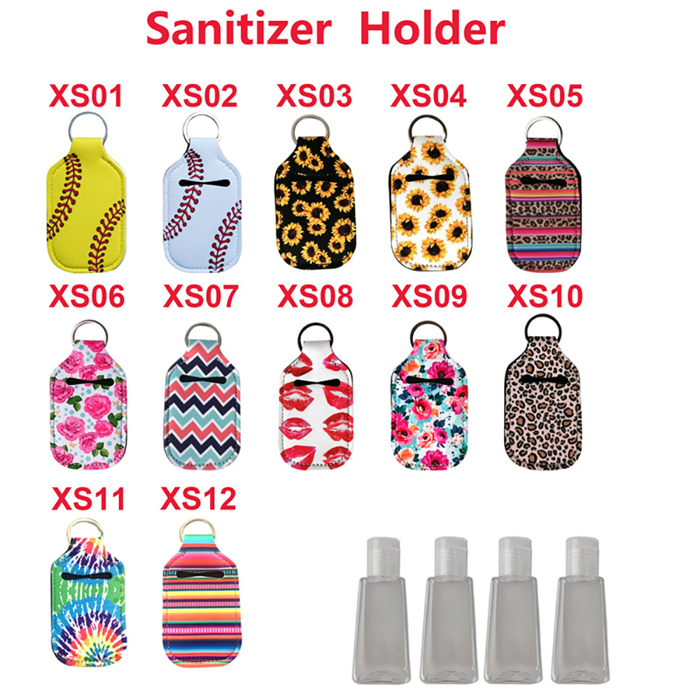 Neoprene Sanitizer Holder Perfume Bottle Key Chain 2