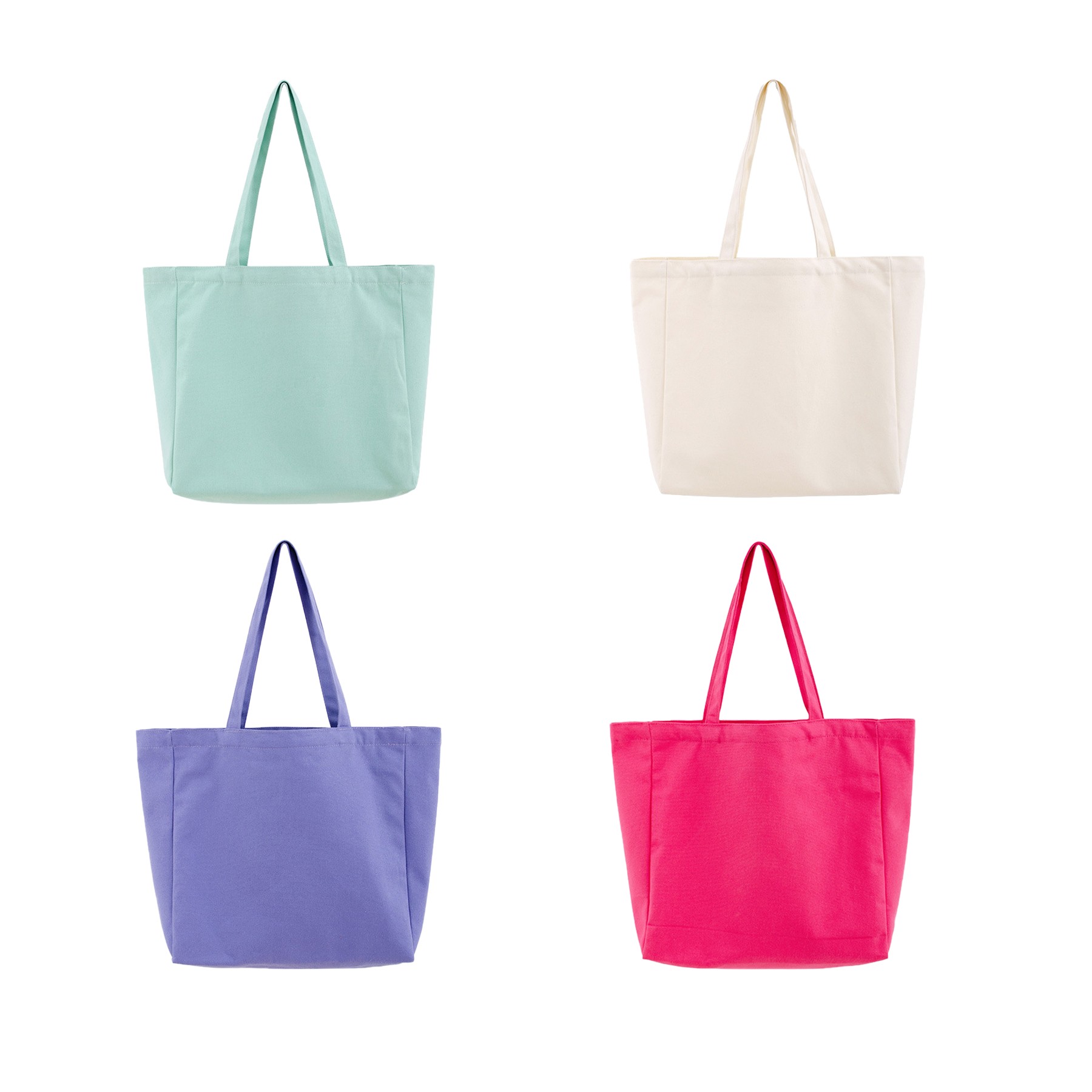 7.2 Oz All Cotton Portable Rainbow Tote Handbags 9