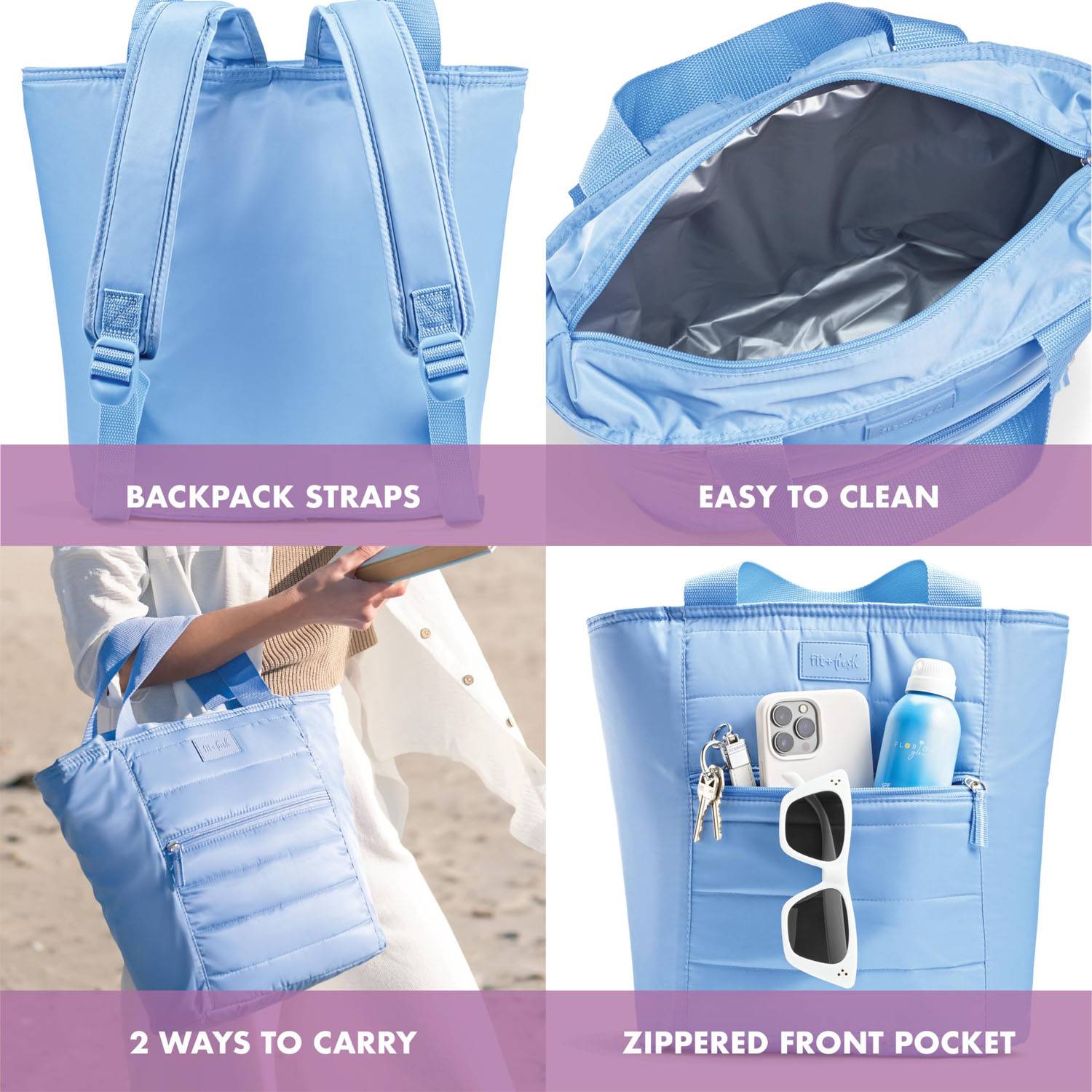18 Can Waterproof Leak-Proof Oxford Cooler Crossbody Bag 5
