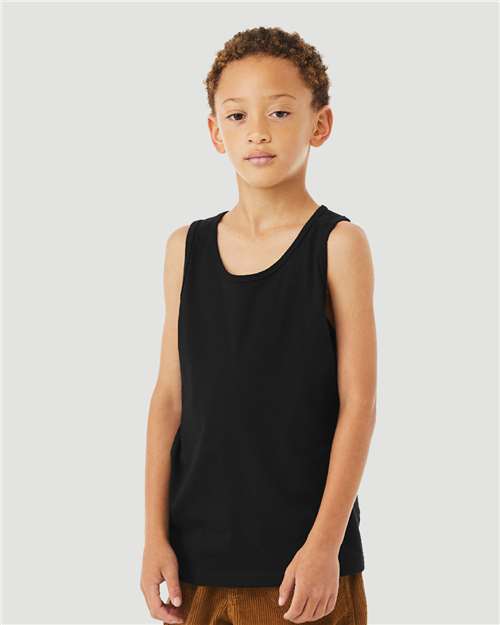 Youth Heather CVC Tank - 3480YCVC 4