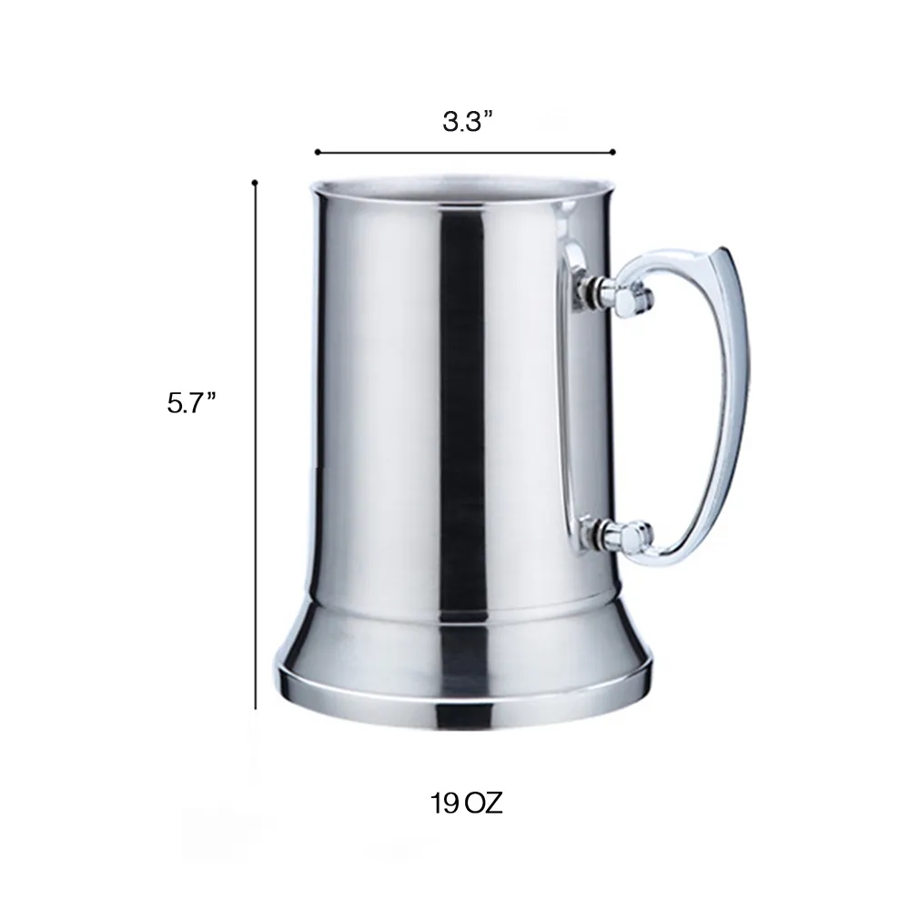 19 OZ Stainless Steel Beer Mug 2