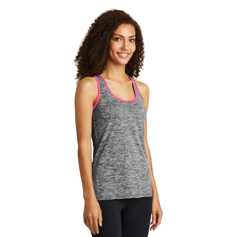 Sport-Tek Women's PosiCharge Electric Heather Racerback Tank. 9