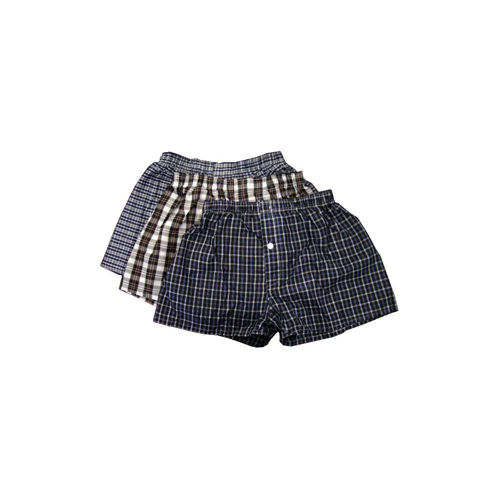 Boys' Plaid Boxers - XL Assorted 2