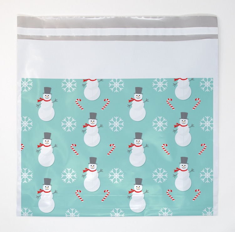 Snowmen Seasonal Predesigned Poly Mailer (14 x 12) 3