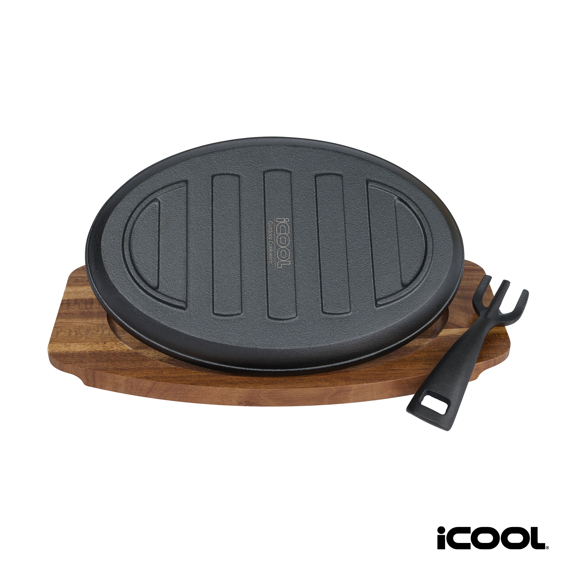 iCOOL® Alpine 10 1/2" Cast Iron Skillet / Pan 15