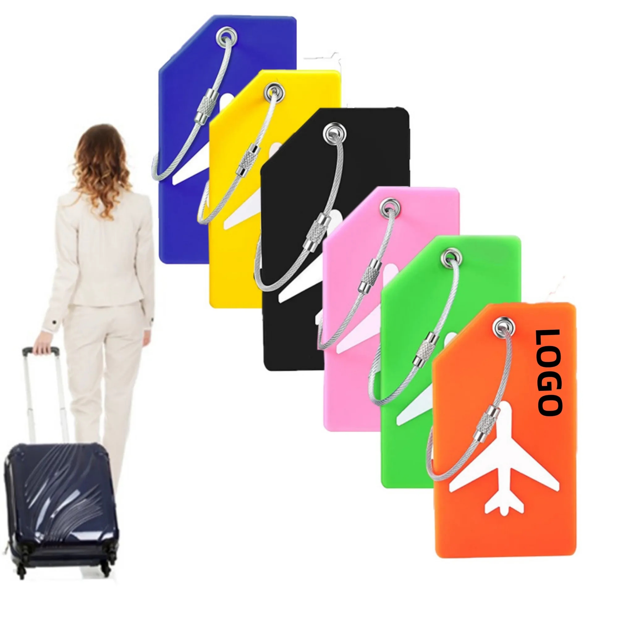 Aviation Privacy Protection Silicone Luggage Tag 5