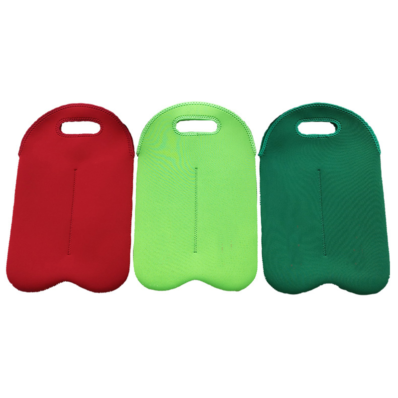 Pure Color Two Bottle Insulated Neoprene Wine Holder 10