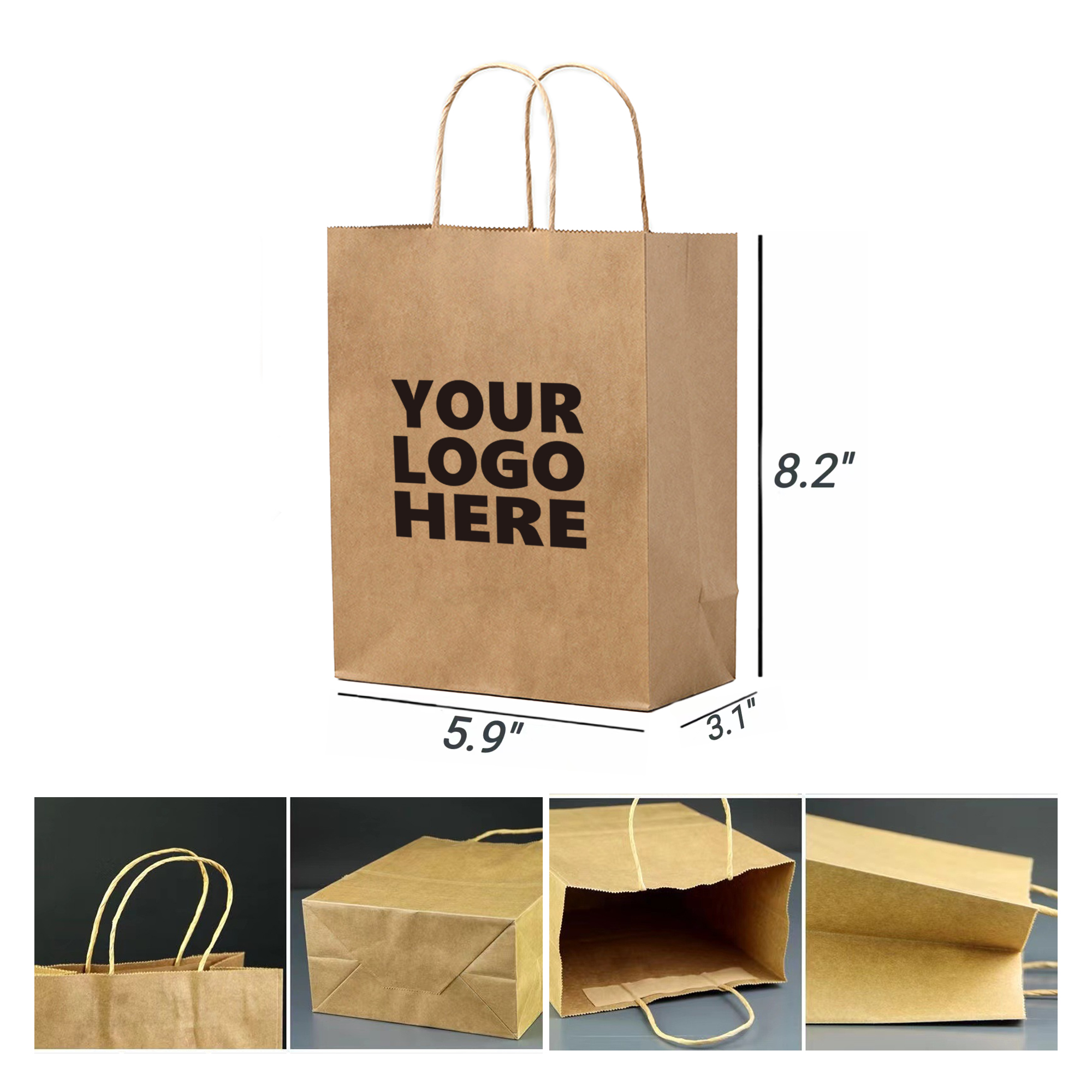Kraft Paper Gift Tote Bag 2