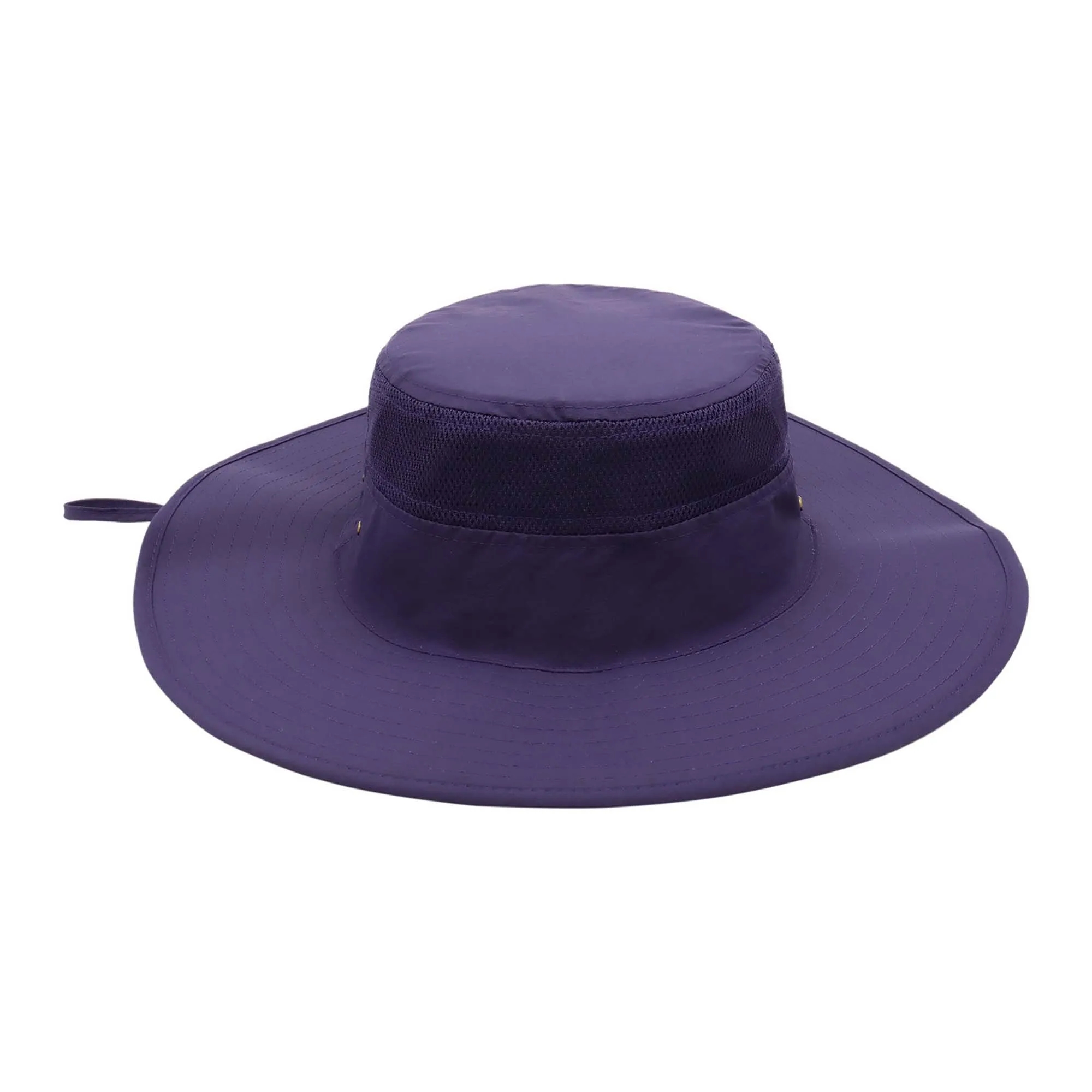 Wide Brim Bucket Hat With Strap 2