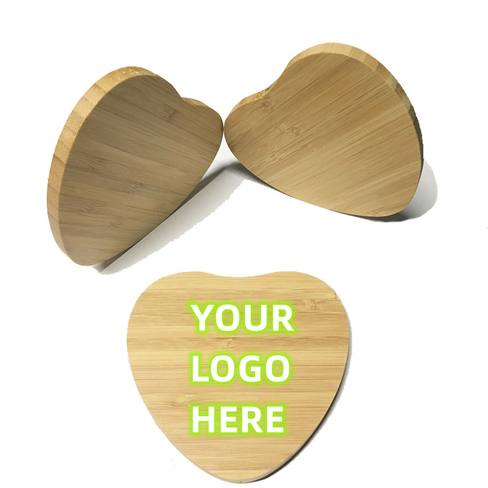 Eco-friendly Bamboo Wireless Charger(Heart & Square) 4