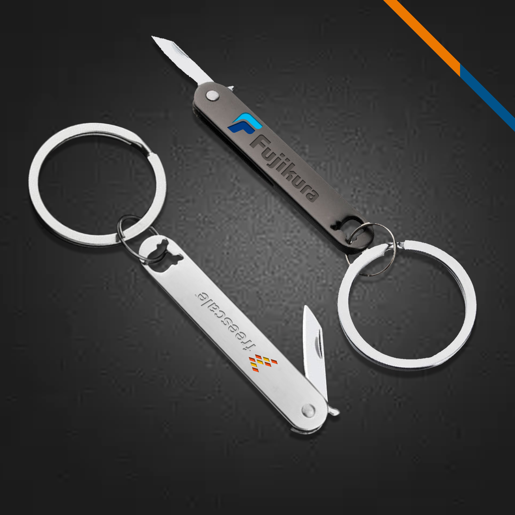 Jorpe Foldable Knife Metal Keychain 4