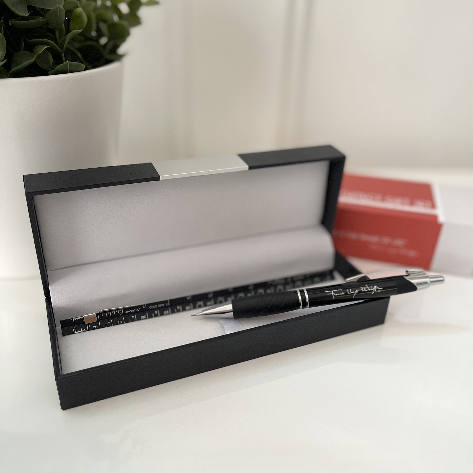 Executive GIFT SET w/ Architect Pocket Scale and Aluminum Finish Mechanical Pencil 5