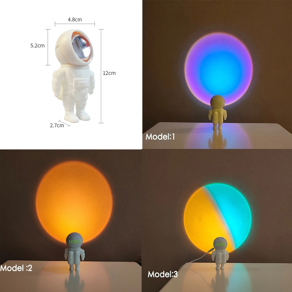 Astronaut Sunset Projection Lamp 2