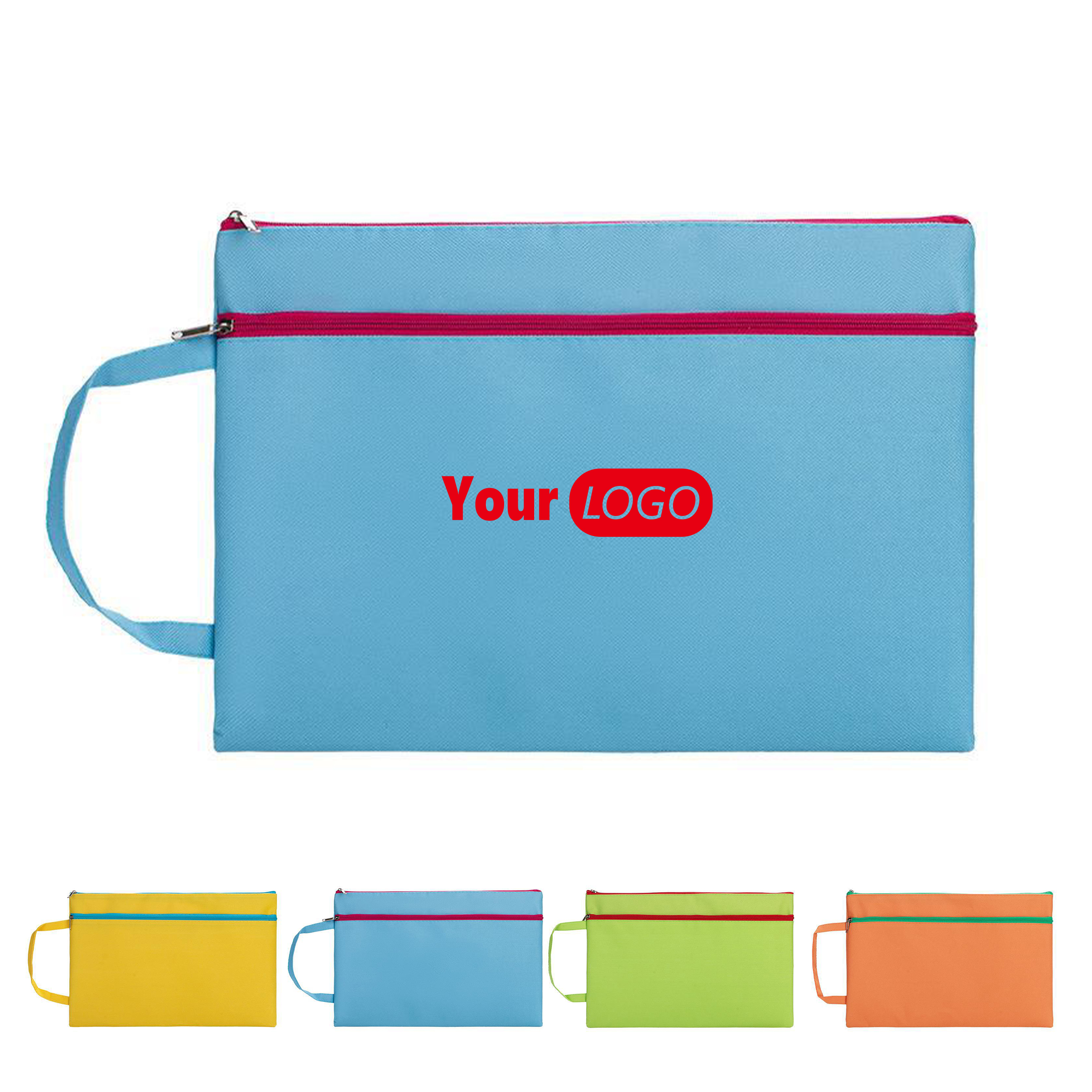 Zipper Document Bag with Handle 4