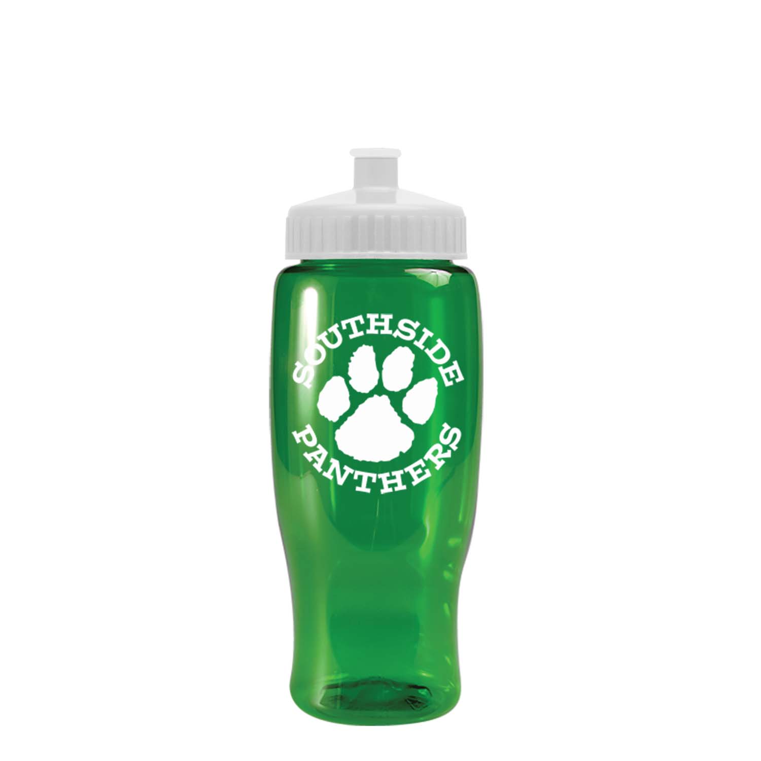 Poly-pure - 27 oz. Transparent Bottle with Push pull 3