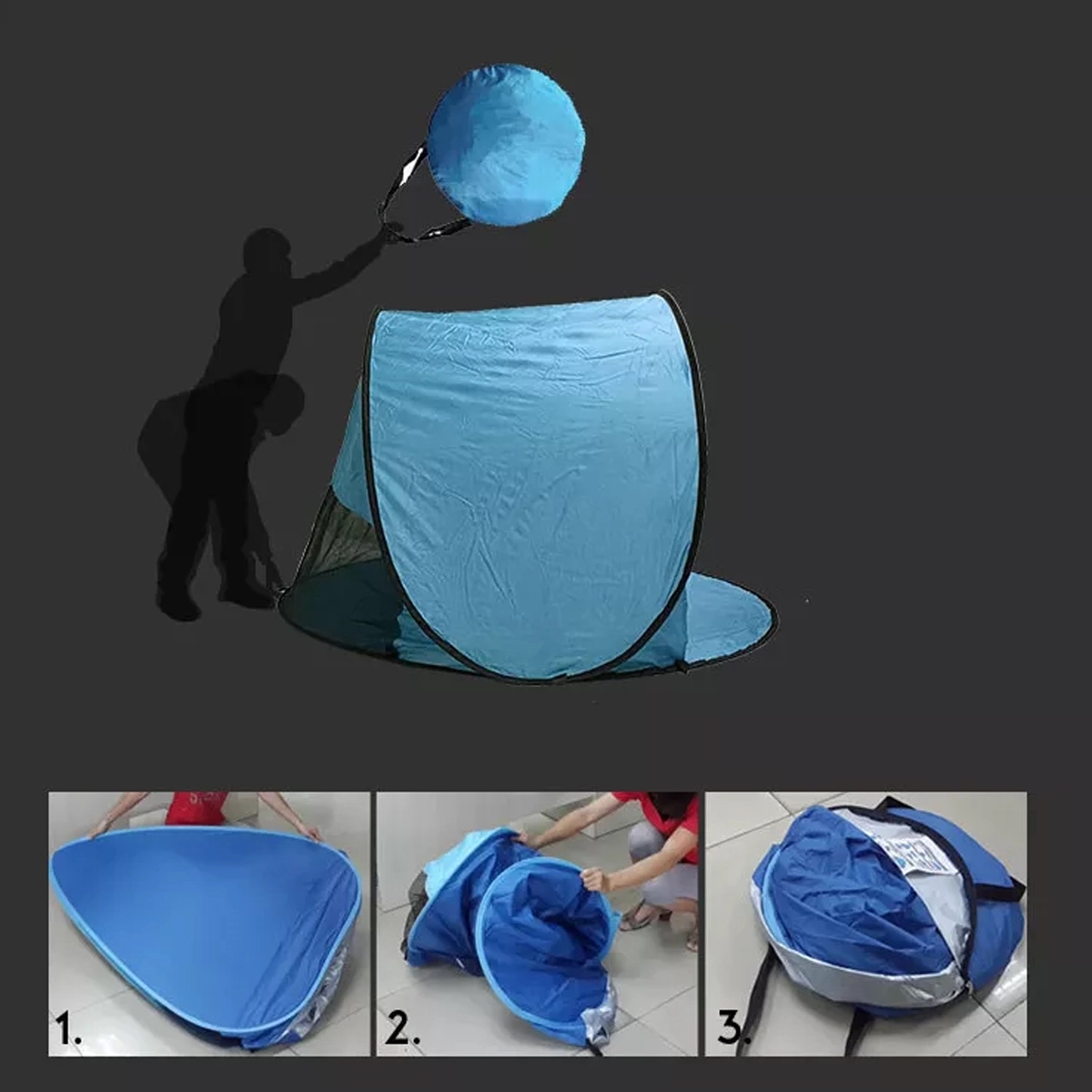 Pop Up Beach Tent 2