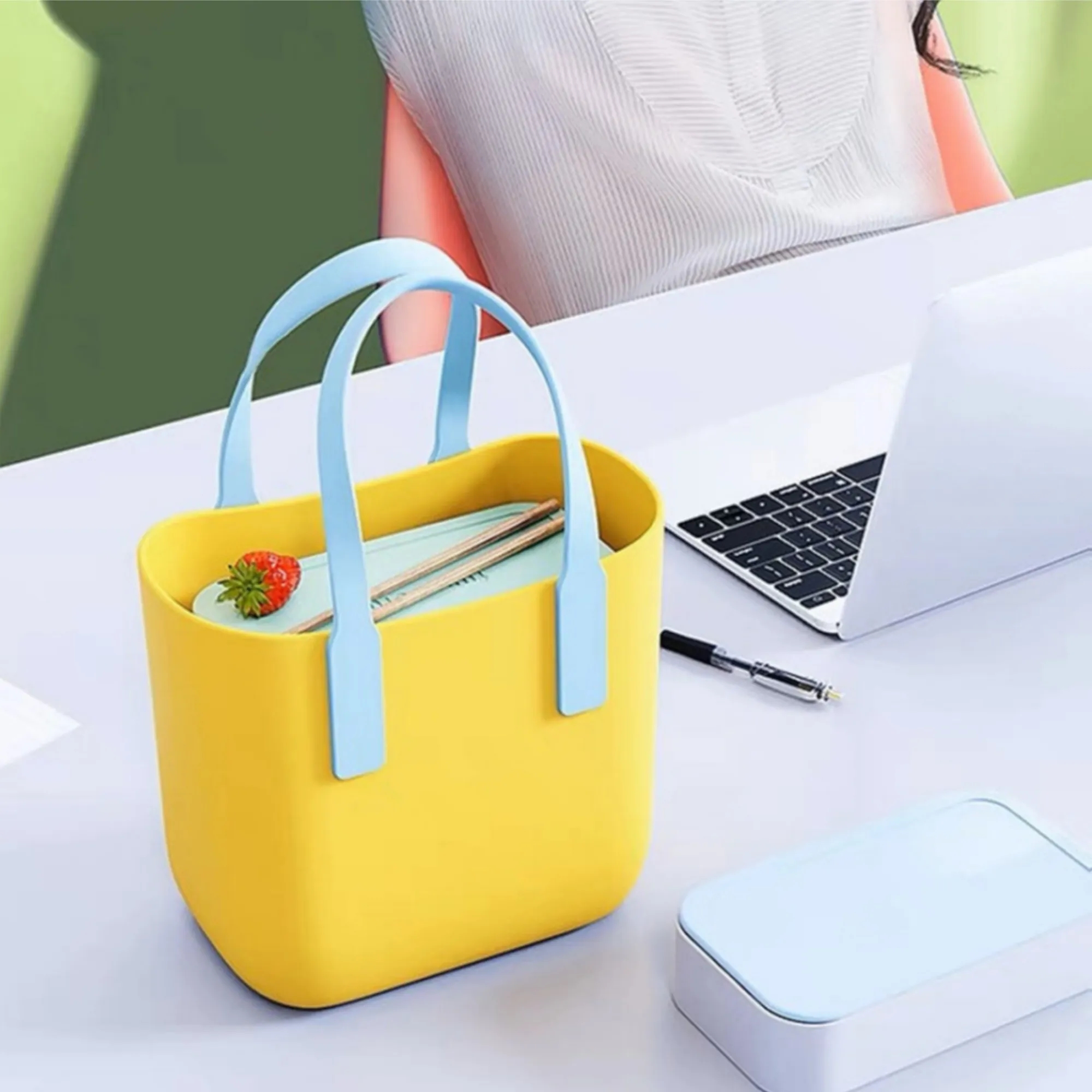 EVA Waterproof Beach Tote Bag Storage Handbag 6