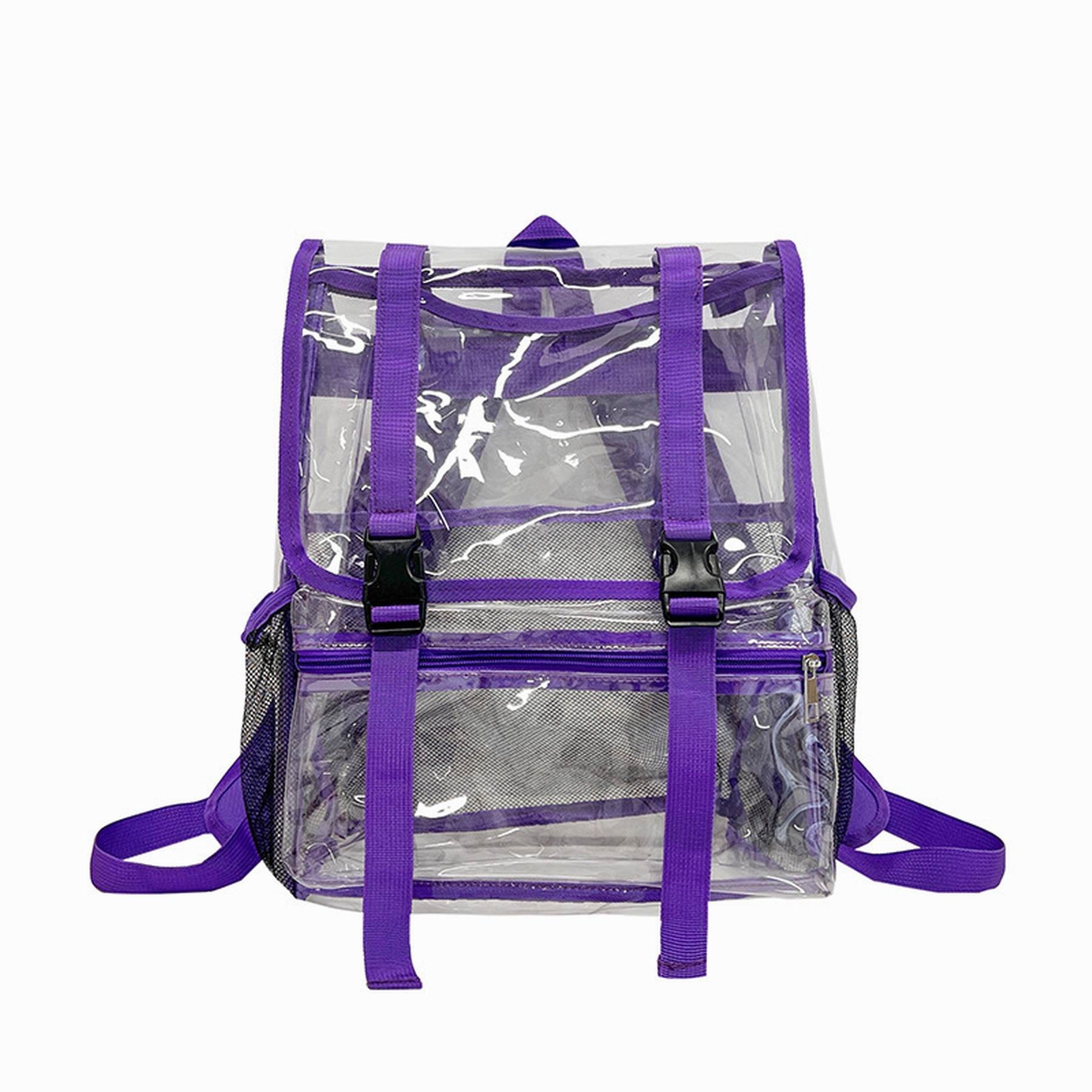 Clear PVC Stadium Approved Backpack 4
