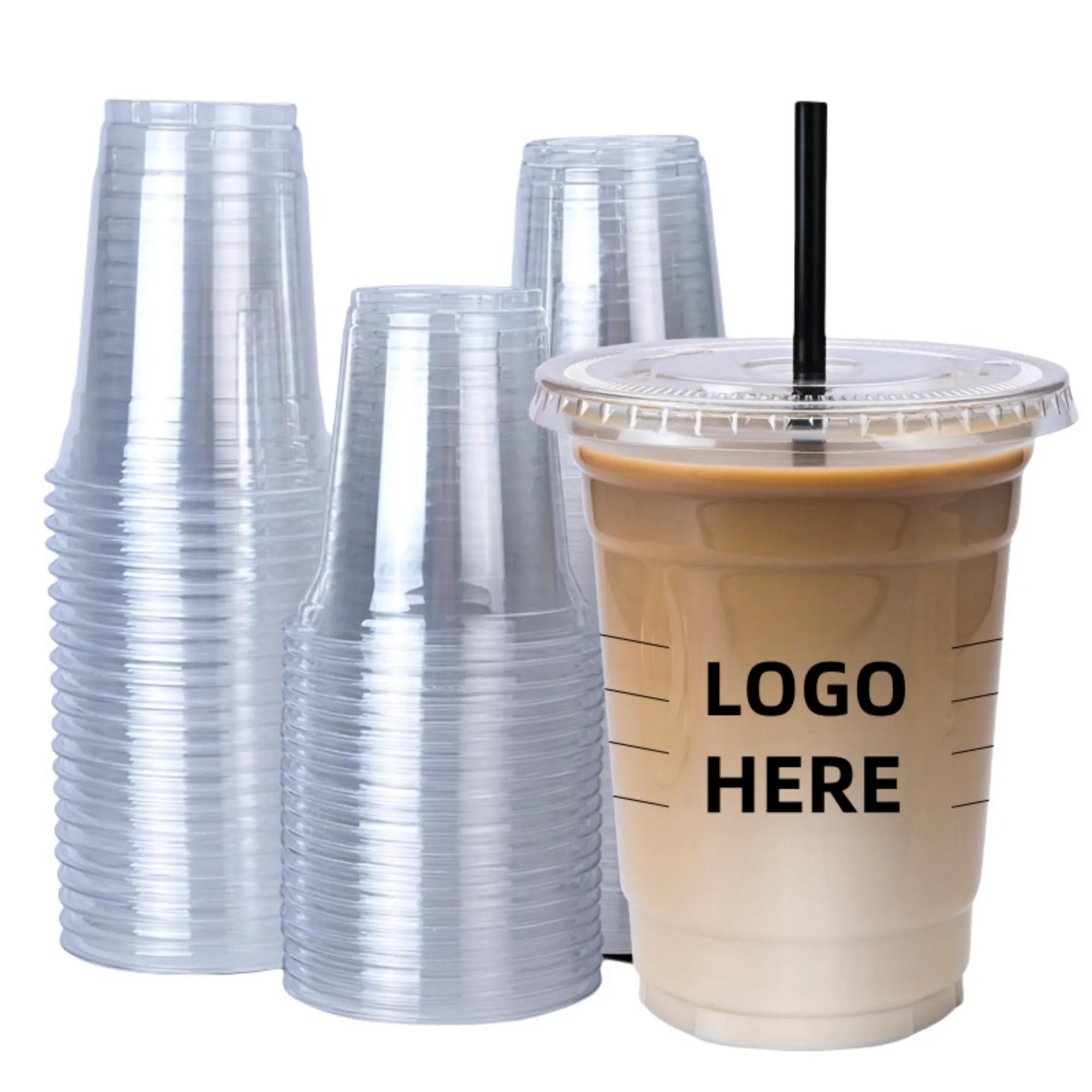 12oz Disposable Drink Cup With Lid