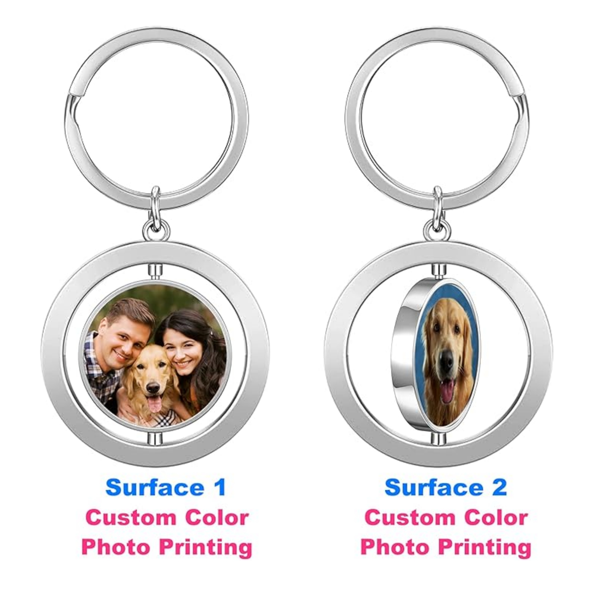 Sublimation Heat Transfer Keychain 3