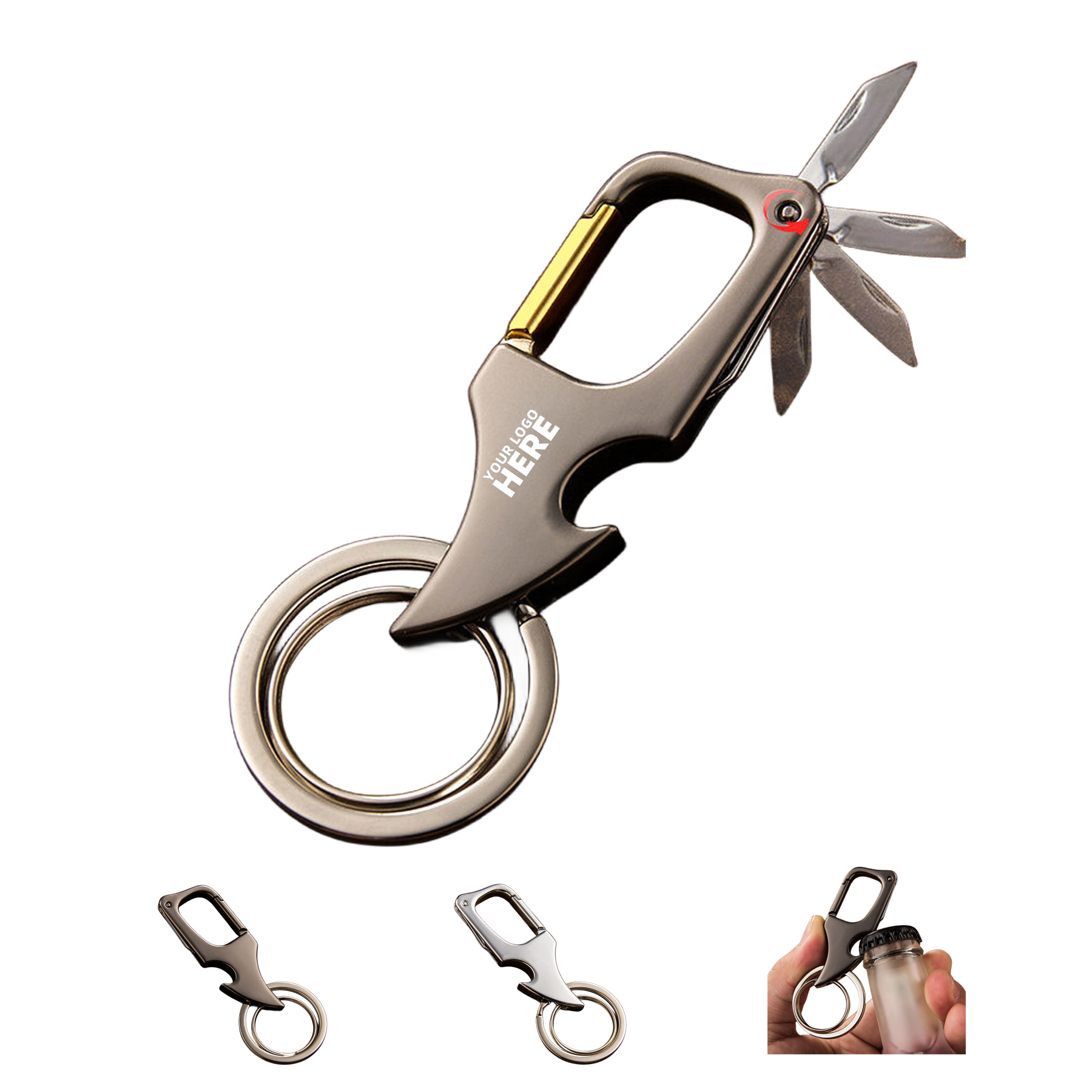 Multifunctional Carabiner Keychain 2