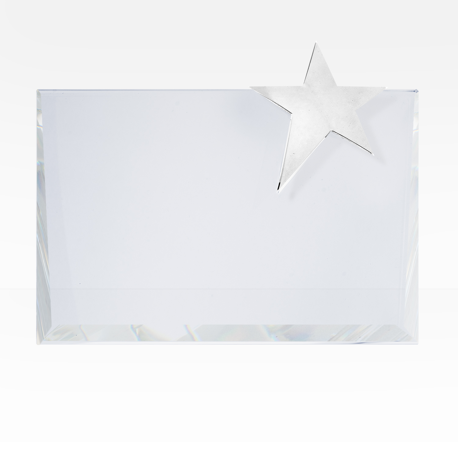 5" x 7" Star Wedge Award 2