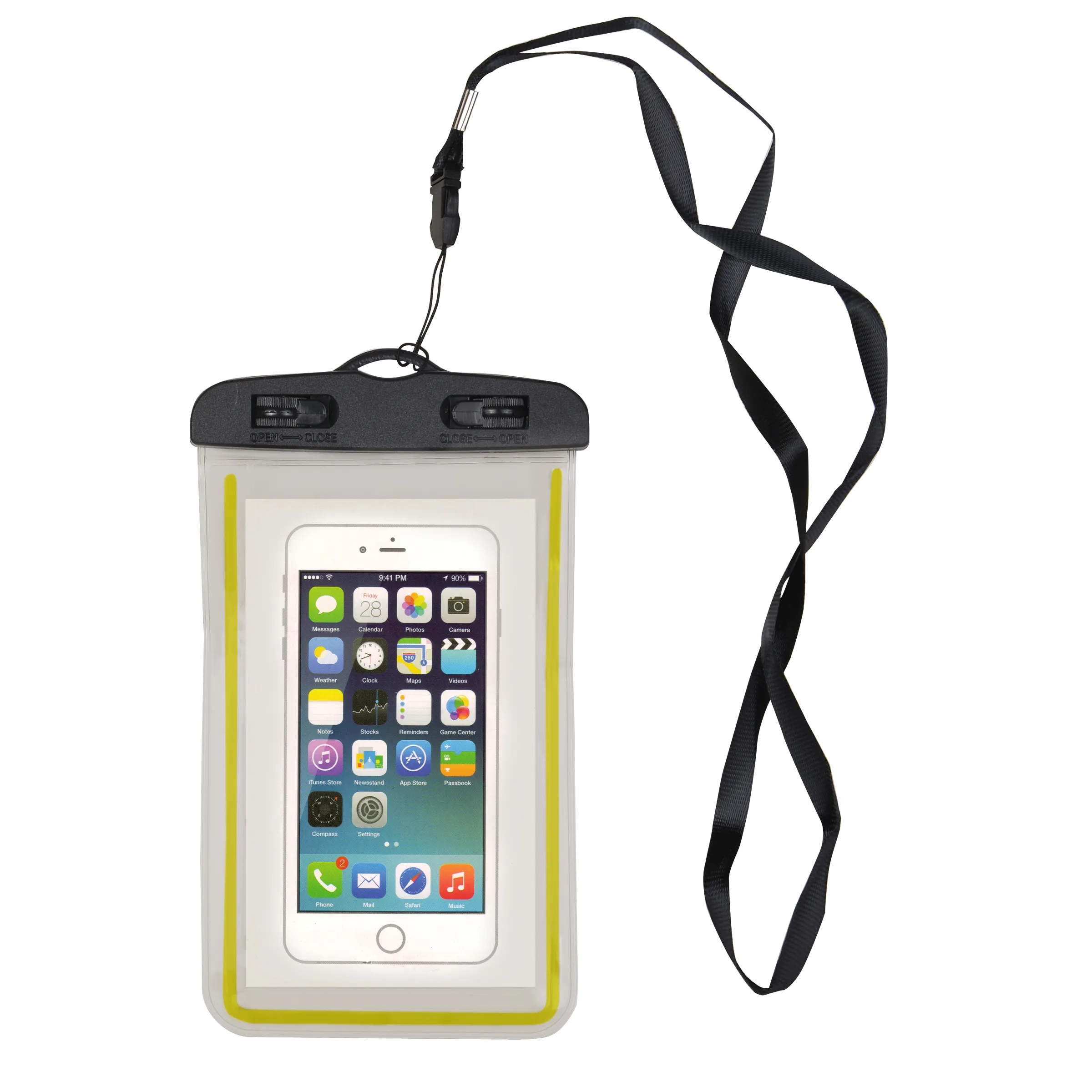 Waterproof Smartphone Pouch with Lanyard