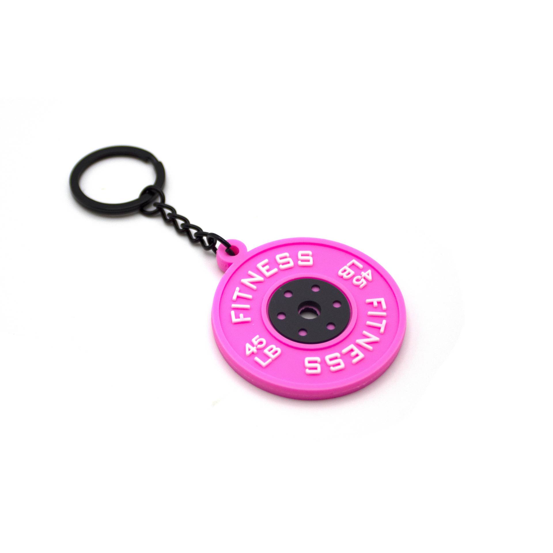PVC dumbbell key chain 4