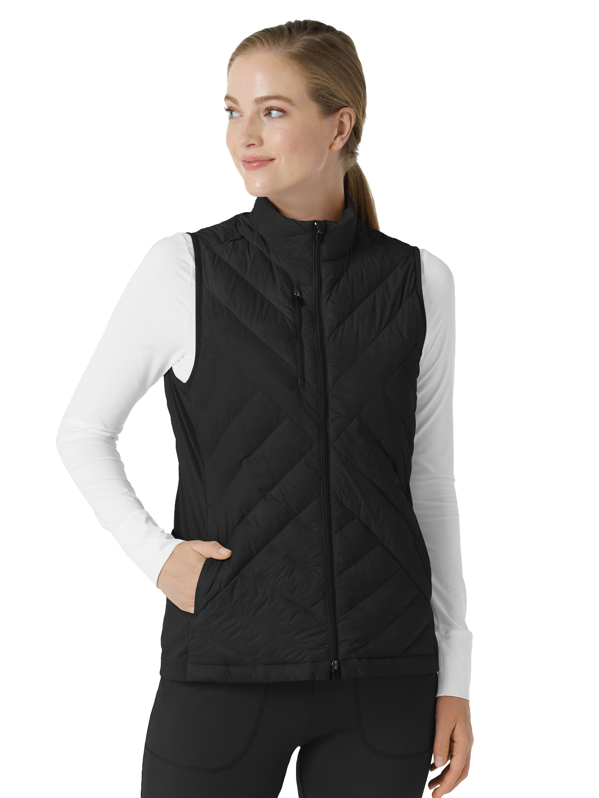 Layers Women's Six-Pocket Quilted Vest