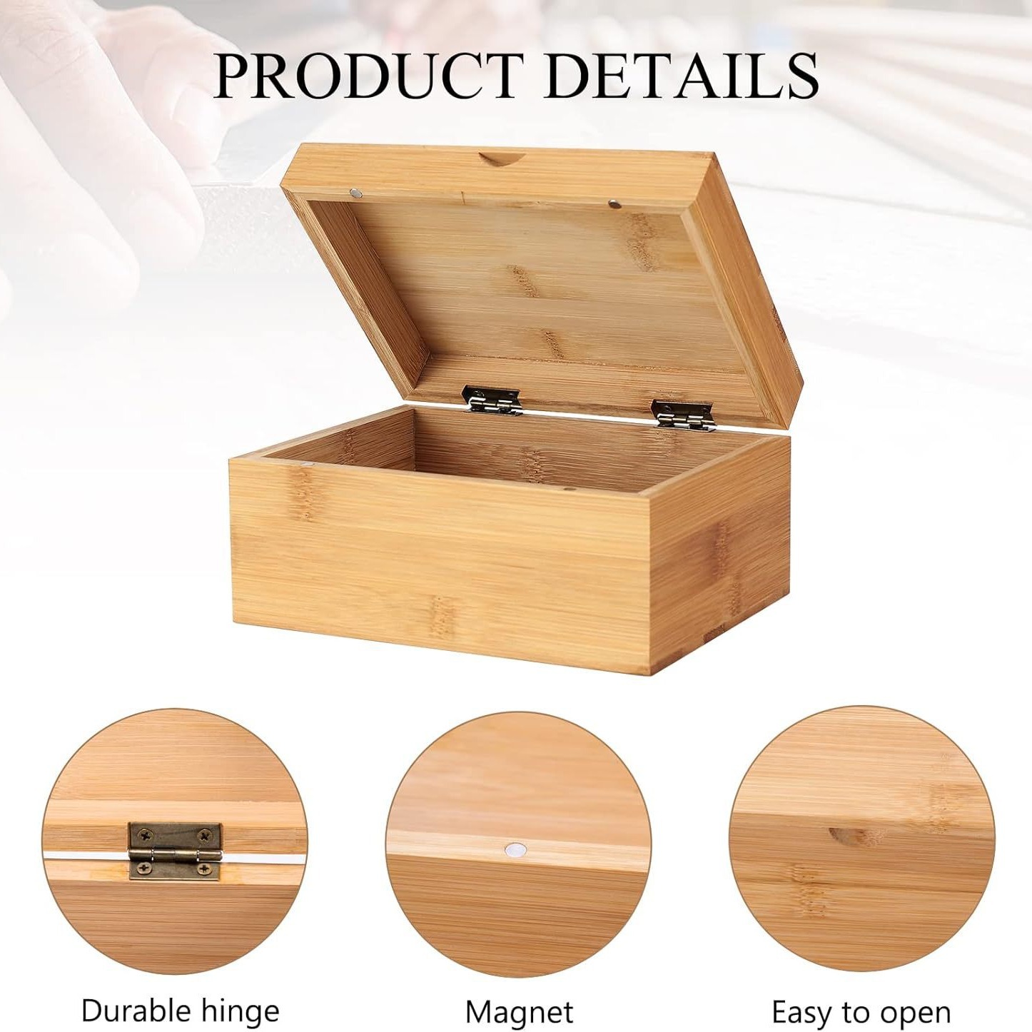 Natural Wooden Boxes 5