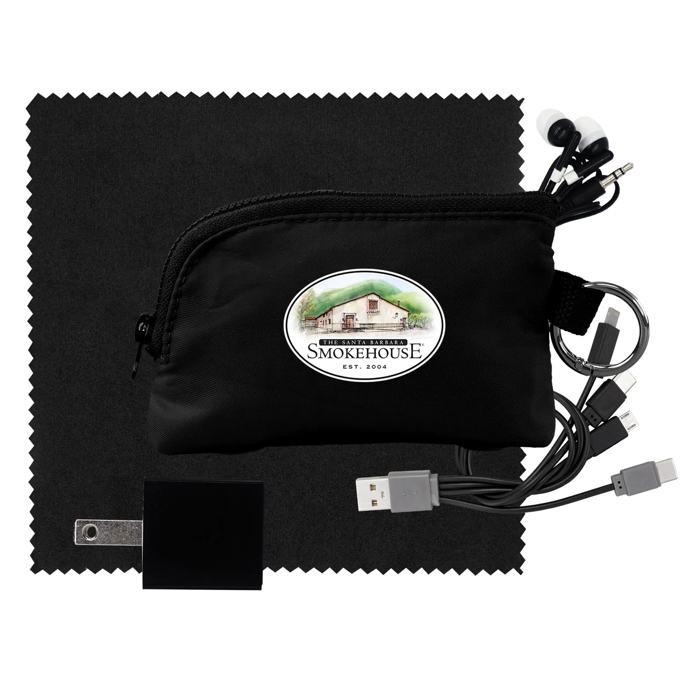 Zip Around Cable, Cloth, Wall & Ear Bud Kit 6