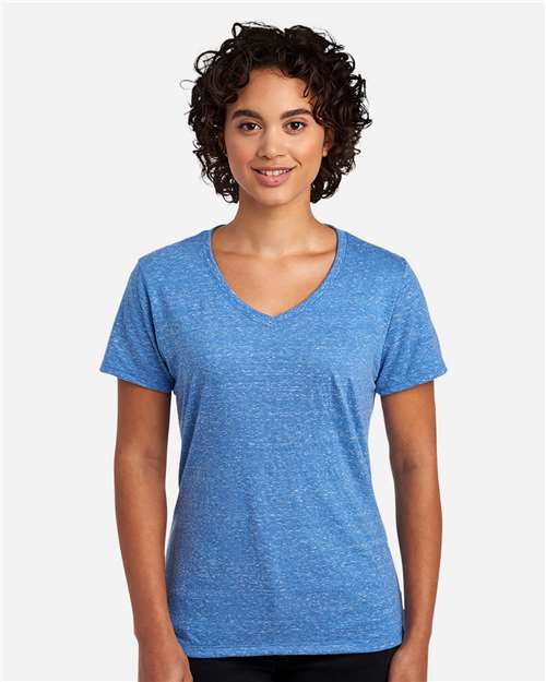 Women's Snow Heather Jersey V-Neck T-Shirt - 88WVR 18