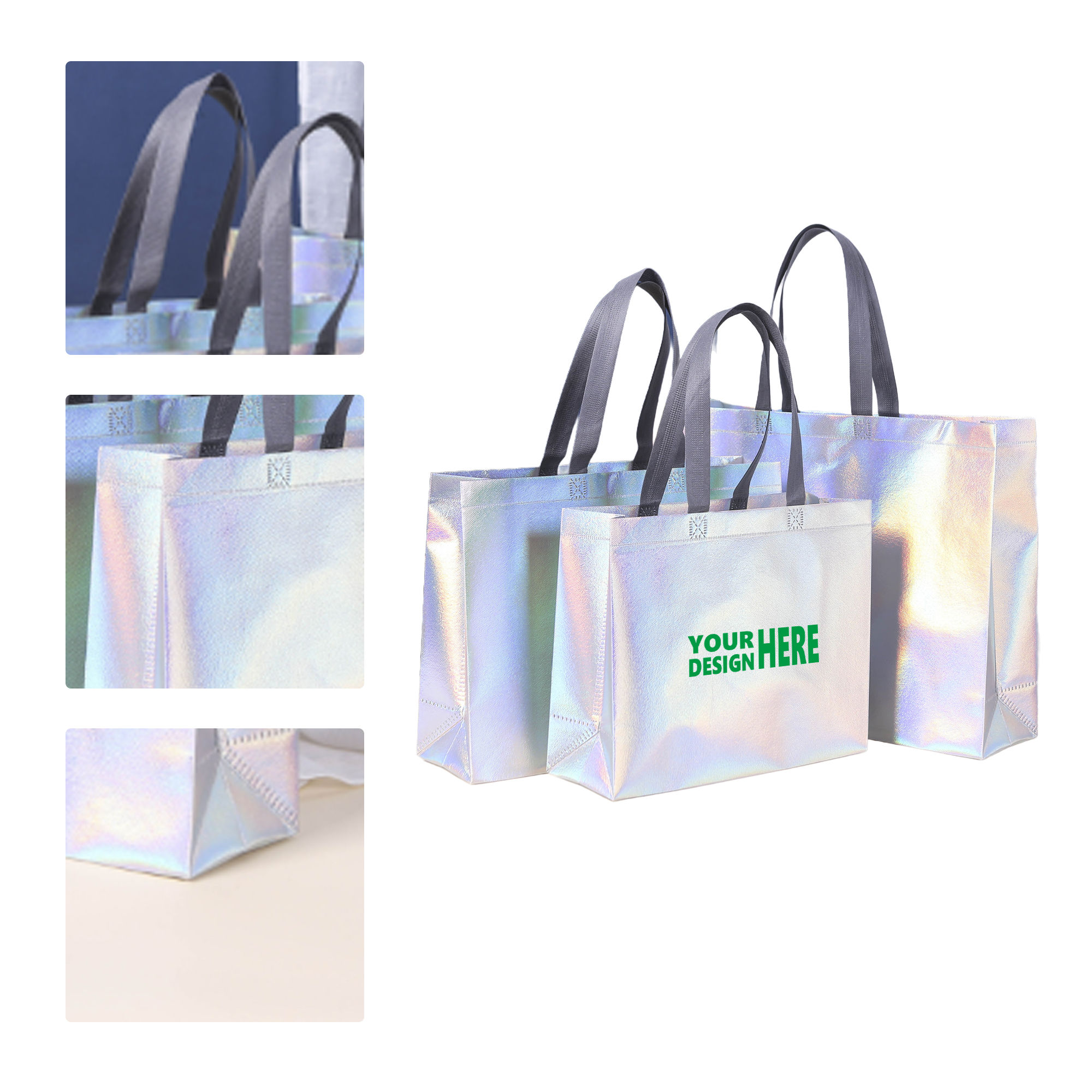 MOQ 50 Non-Woven Fabric Tote Bag for Clothing Store 1