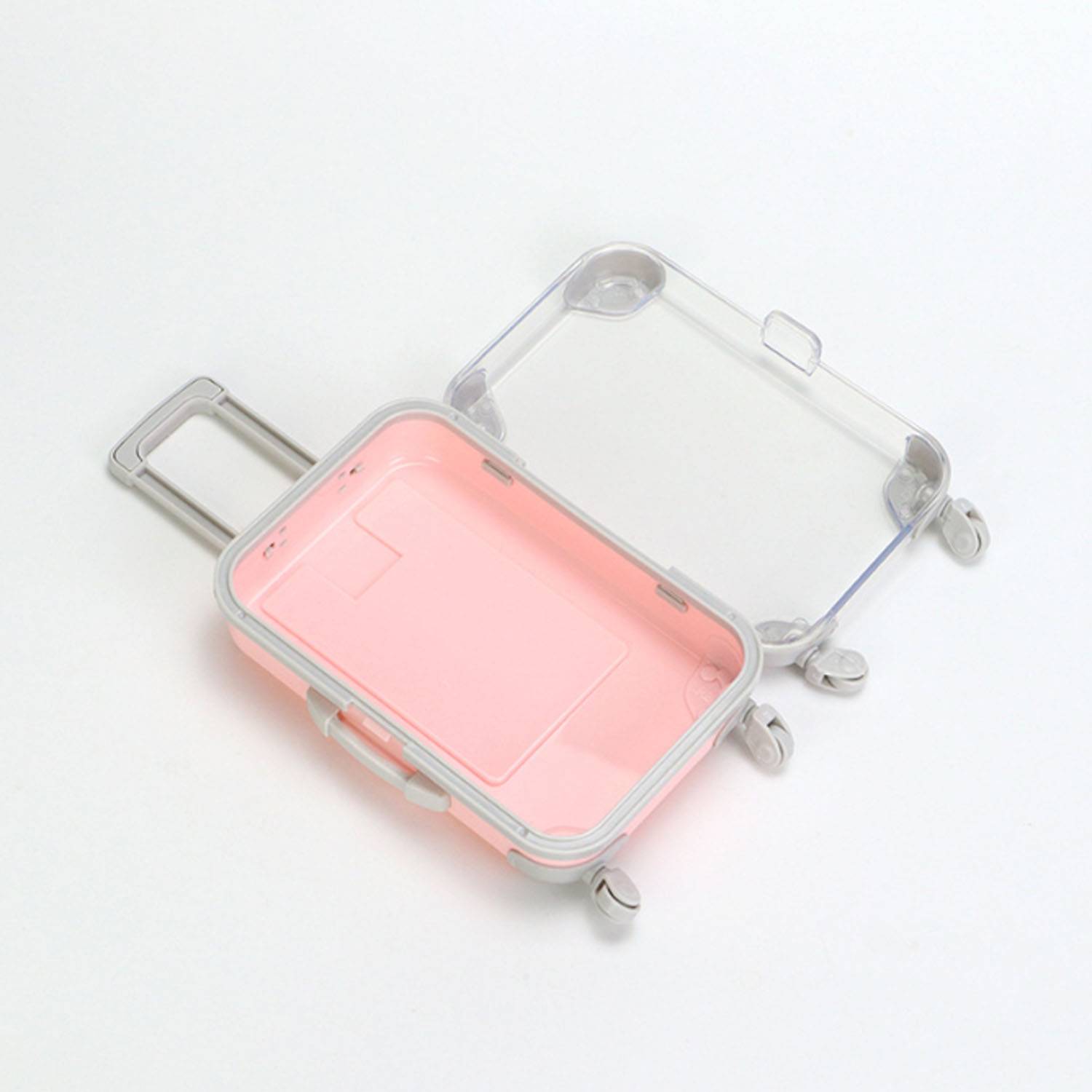 Mini Safe Plastic Travel Suitcase Toy Storage Box 5
