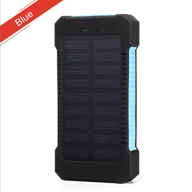 Solar Charger Power Bank W/ Flashlight 4