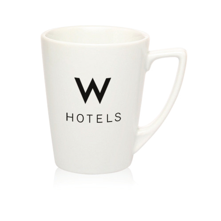 10oz. Latte Vitrified Porcelain Mug 2